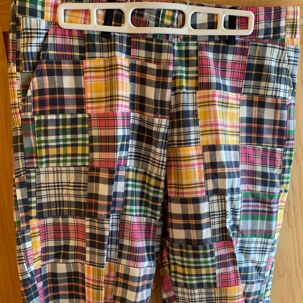Molly B plaid golf shorts